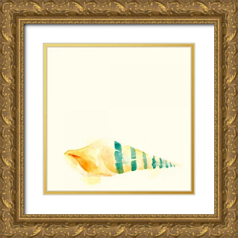Tidal Impressions II Gold Ornate Wood Framed Art Print with Double Matting by Vess, June Erica