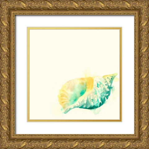 Tidal Impressions V Gold Ornate Wood Framed Art Print with Double Matting by Vess, June Erica