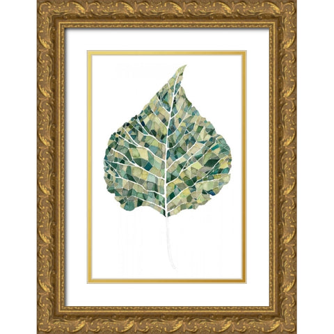 Verdant Details I Gold Ornate Wood Framed Art Print with Double Matting by Popp, Grace