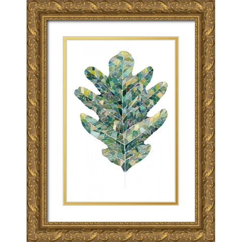 Verdant Details III Gold Ornate Wood Framed Art Print with Double Matting by Popp, Grace