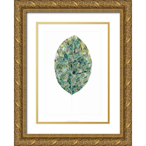 Verdant Details IV Gold Ornate Wood Framed Art Print with Double Matting by Popp, Grace