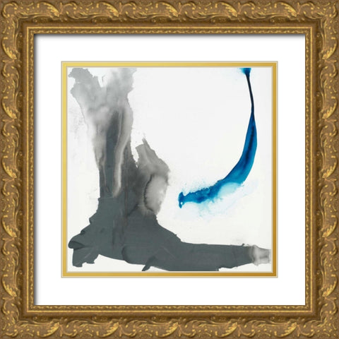 Minimal III Gold Ornate Wood Framed Art Print with Double Matting by Jasper, Sisa