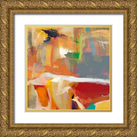 Observation I Gold Ornate Wood Framed Art Print with Double Matting by Jasper, Sisa