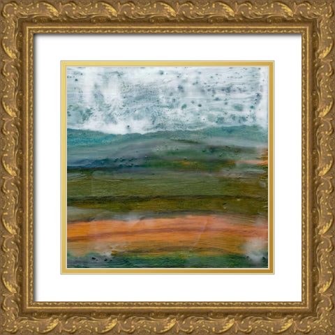 Misty Mountain II Gold Ornate Wood Framed Art Print with Double Matting by Ludwig, Alicia