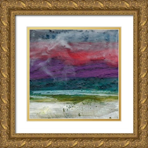 Red Sky at Night II Gold Ornate Wood Framed Art Print with Double Matting by Ludwig, Alicia