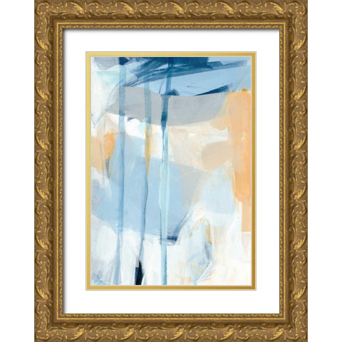 South Winds Gold Ornate Wood Framed Art Print with Double Matting by Long, Christina