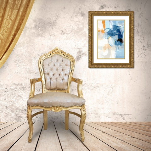 Low Tide Gold Ornate Wood Framed Art Print with Double Matting by Long, Christina
