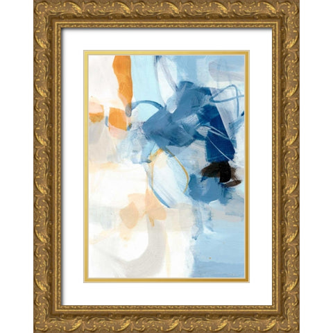 Low Tide Gold Ornate Wood Framed Art Print with Double Matting by Long, Christina