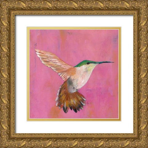 Sweet Hummingbird I Gold Ornate Wood Framed Art Print with Double Matting by Altug, Mehmet