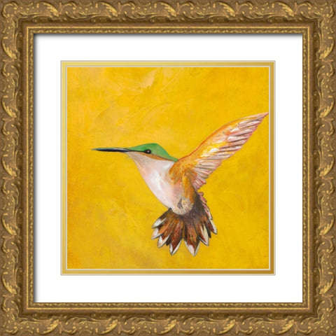 Sweet Hummingbird II Gold Ornate Wood Framed Art Print with Double Matting by Altug, Mehmet