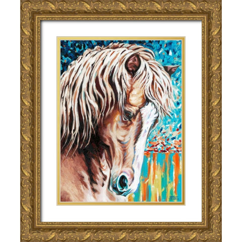 Wild at Heart II Gold Ornate Wood Framed Art Print with Double Matting by Vitaletti, Carolee