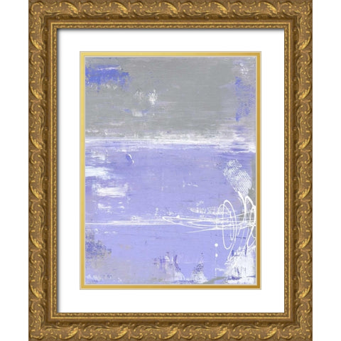 Valley Mist II Gold Ornate Wood Framed Art Print with Double Matting by Ashley, Erin