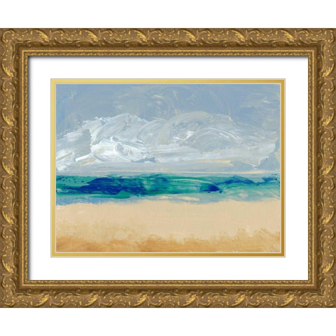 Eastern Shore I Gold Ornate Wood Framed Art Print with Double Matting by Ludwig, Alicia