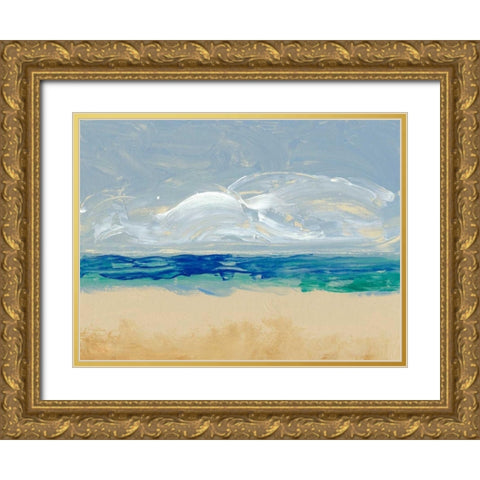 Eastern Shore II Gold Ornate Wood Framed Art Print with Double Matting by Ludwig, Alicia