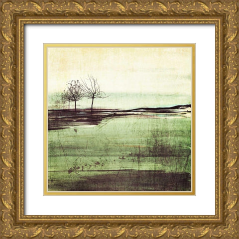 Forest Glimpse III Gold Ornate Wood Framed Art Print with Double Matting by Orlov, Irena