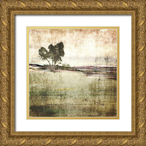 Forest Glimpse IV Gold Ornate Wood Framed Art Print with Double Matting by Orlov, Irena
