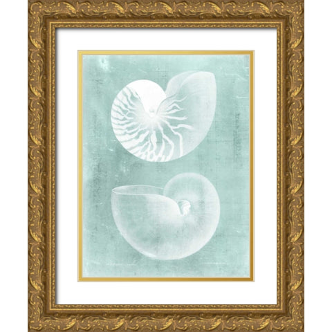 Nautilus on Spa I Gold Ornate Wood Framed Art Print with Double Matting by Vision Studio