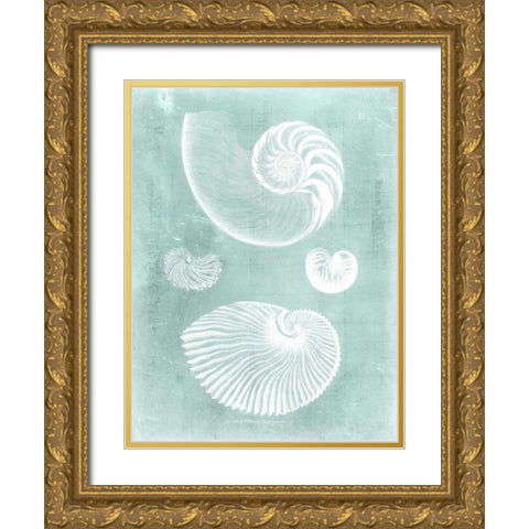 Nautilus on Spa II Gold Ornate Wood Framed Art Print with Double Matting by Vision Studio