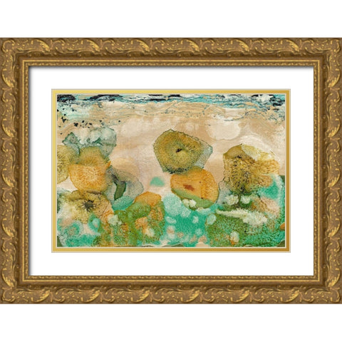 Beneath the Waves I Gold Ornate Wood Framed Art Print with Double Matting by Ludwig, Alicia