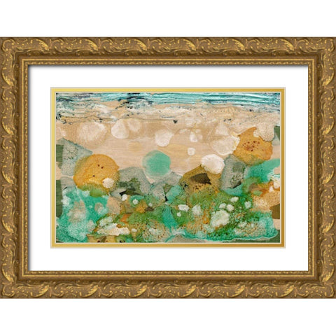 Beneath the Waves II Gold Ornate Wood Framed Art Print with Double Matting by Ludwig, Alicia