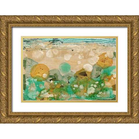 Beneath the Waves II Gold Ornate Wood Framed Art Print with Double Matting by Ludwig, Alicia