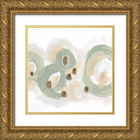 Intangible I Gold Ornate Wood Framed Art Print with Double Matting by Vess, June Erica