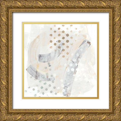 Intangible II Gold Ornate Wood Framed Art Print with Double Matting by Vess, June Erica