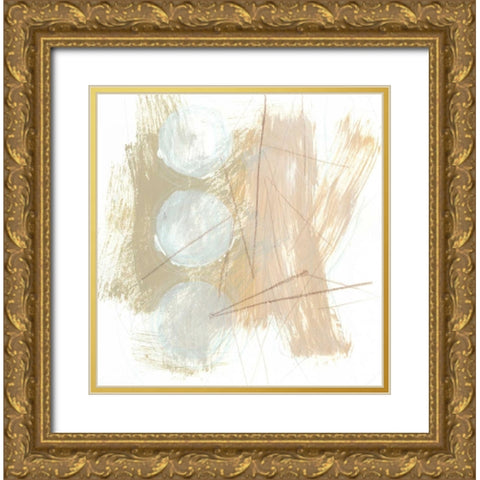 Intangible IV Gold Ornate Wood Framed Art Print with Double Matting by Vess, June Erica