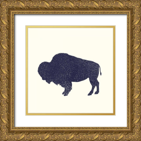 Timber Animals II Gold Ornate Wood Framed Art Print with Double Matting by Hambly, Anna