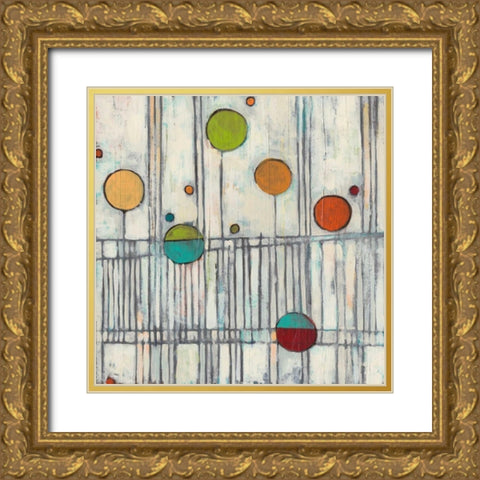 Arpeggio I Gold Ornate Wood Framed Art Print with Double Matting by Vess, June Erica