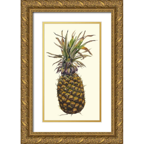 Pineapple Study I (ASH) Gold Ornate Wood Framed Art Print with Double Matting by Willett, Michael