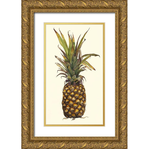 Pineapple Study II (ASH) Gold Ornate Wood Framed Art Print with Double Matting by Willett, Michael
