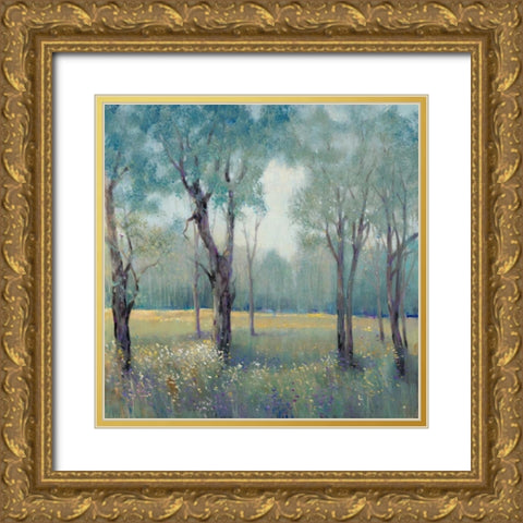 Morning Mist Gold Ornate Wood Framed Art Print with Double Matting by OToole, Tim