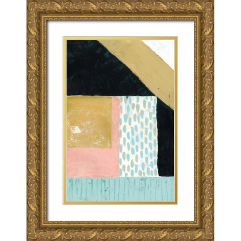 Pastel Julep I Gold Ornate Wood Framed Art Print with Double Matting by Popp, Grace