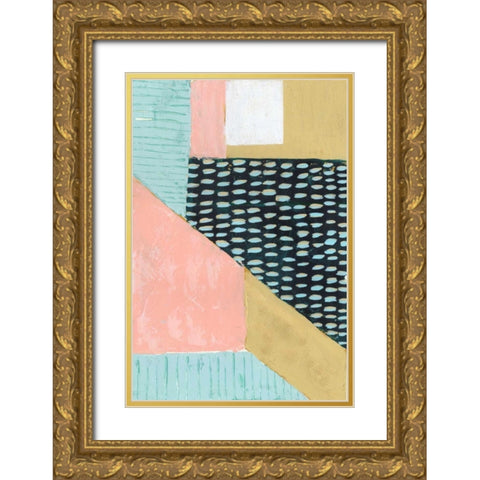 Pastel Julep II Gold Ornate Wood Framed Art Print with Double Matting by Popp, Grace