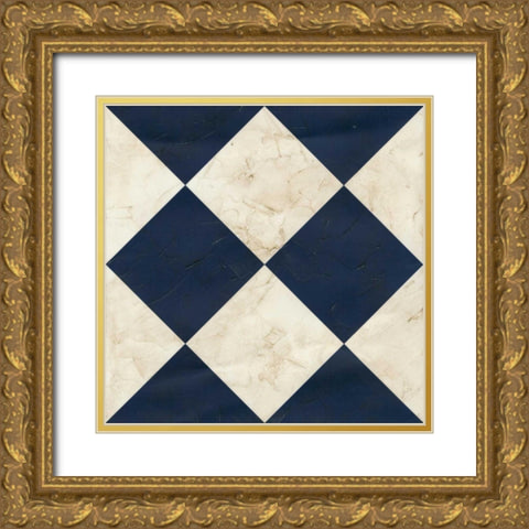 Seaside Signals I Gold Ornate Wood Framed Art Print with Double Matting by Vess, June Erica