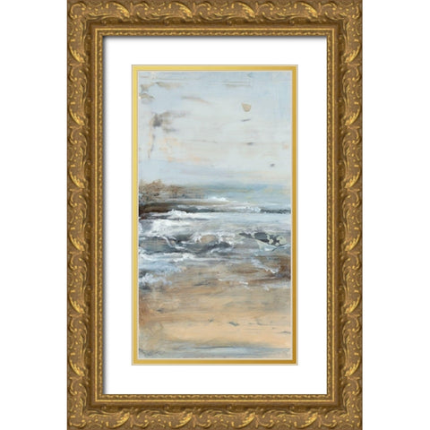 Just Be I Gold Ornate Wood Framed Art Print with Double Matting by Bramma, Lila
