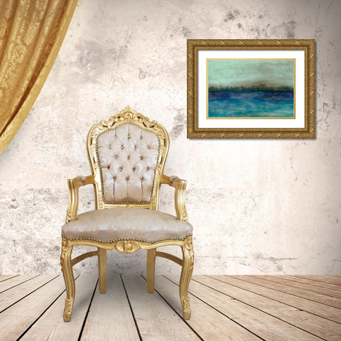 Inlet View I Gold Ornate Wood Framed Art Print with Double Matting by Ludwig, Alicia