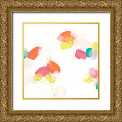 Salon Moderne II Gold Ornate Wood Framed Art Print with Double Matting by Vess, June Erica