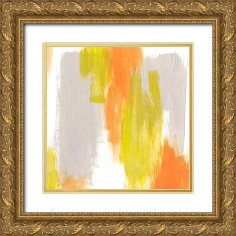 Pulse Echo I Gold Ornate Wood Framed Art Print with Double Matting by Vess, June Erica