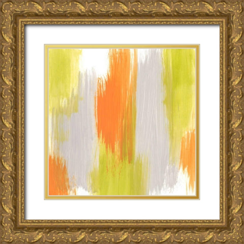 Pulse Echo II Gold Ornate Wood Framed Art Print with Double Matting by Vess, June Erica
