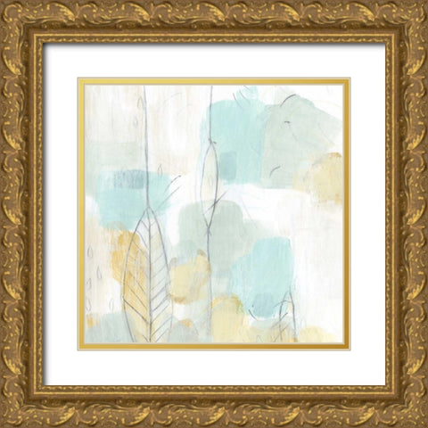 Forest Dream II Gold Ornate Wood Framed Art Print with Double Matting by Vess, June Erica