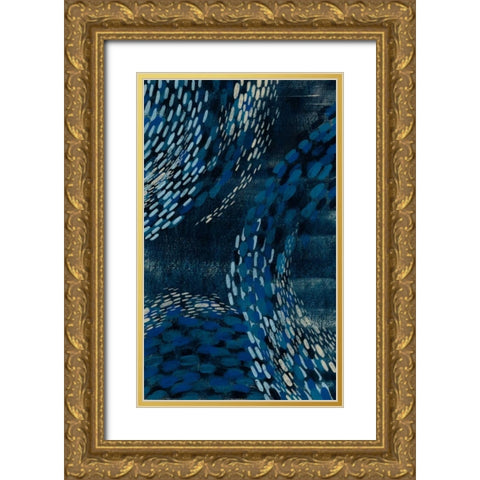 Moon Tide I Gold Ornate Wood Framed Art Print with Double Matting by Popp, Grace