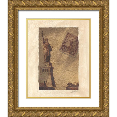 Travel Snapshots II Gold Ornate Wood Framed Art Print with Double Matting by Butler, John