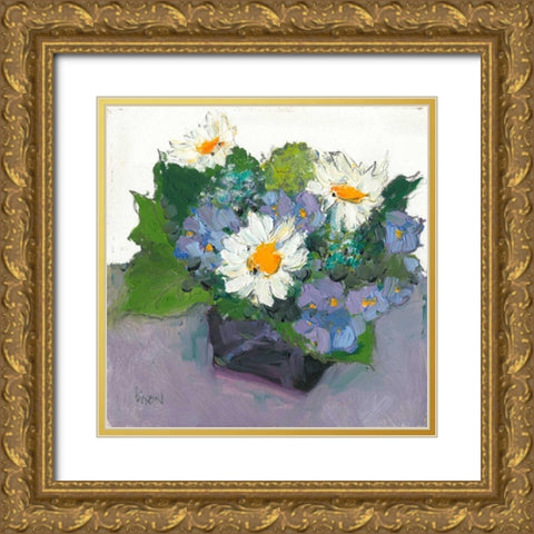 Potted Plant II Gold Ornate Wood Framed Art Print with Double Matting by Dixon, Samuel
