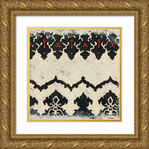 Bolero IV Gold Ornate Wood Framed Art Print with Double Matting by Zarris, Chariklia