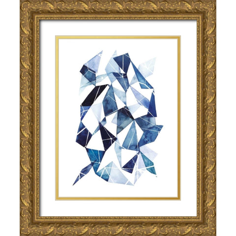 Chrysalis II Gold Ornate Wood Framed Art Print with Double Matting by Popp, Grace