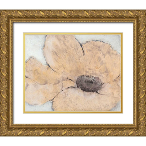 Transparency Flower IV Gold Ornate Wood Framed Art Print with Double Matting by OToole, Tim