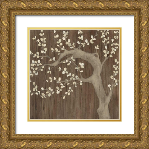 Driftwood Cherry II Gold Ornate Wood Framed Art Print with Double Matting by Vess, June Erica