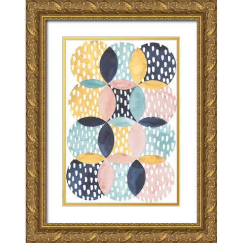 Deluge I Gold Ornate Wood Framed Art Print with Double Matting by Popp, Grace